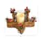 Holiday Star Twig Candle Holder with LED Candle Table Christmas Arrangement